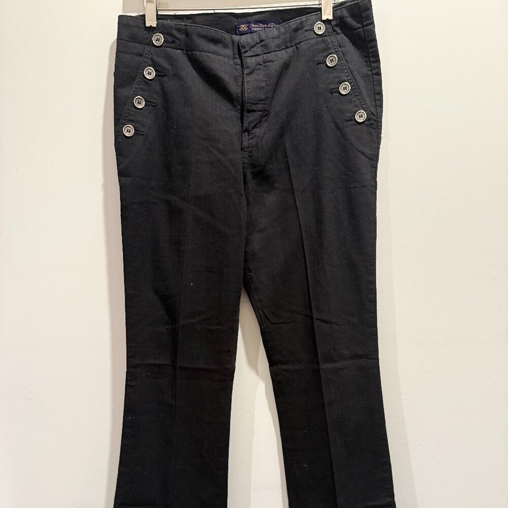 NWOT Divine Rights of Denim High Waisted Bell Bottom Jeans in Black size 30